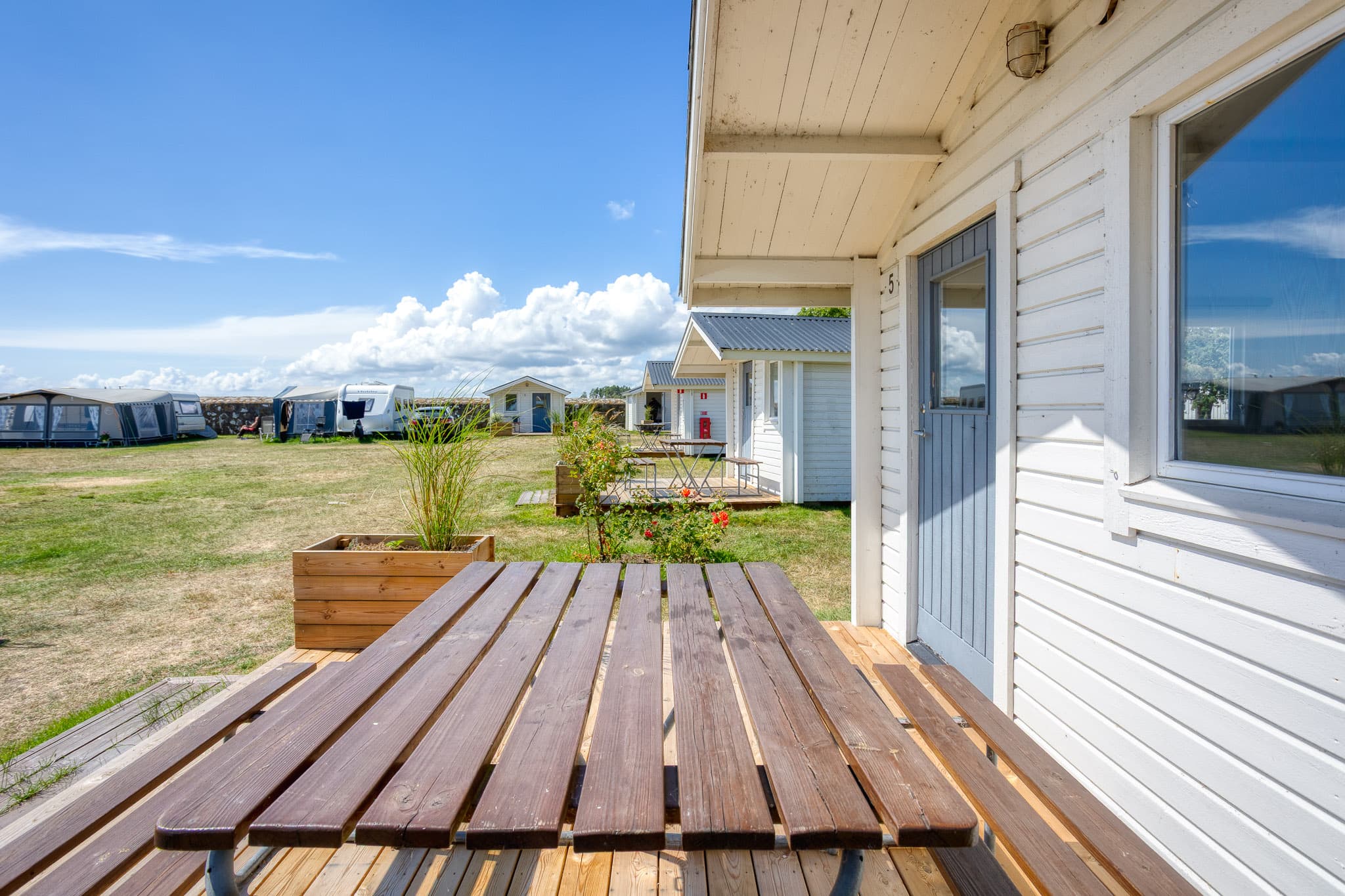 Campingstuga interiör